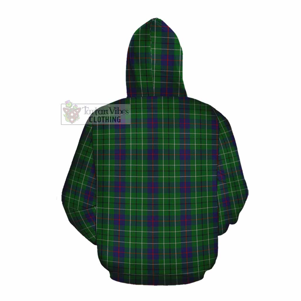 Tartan Vibes Clothing Duncan Tartan Cotton Hoodie with Family Crest DNA In Me Style