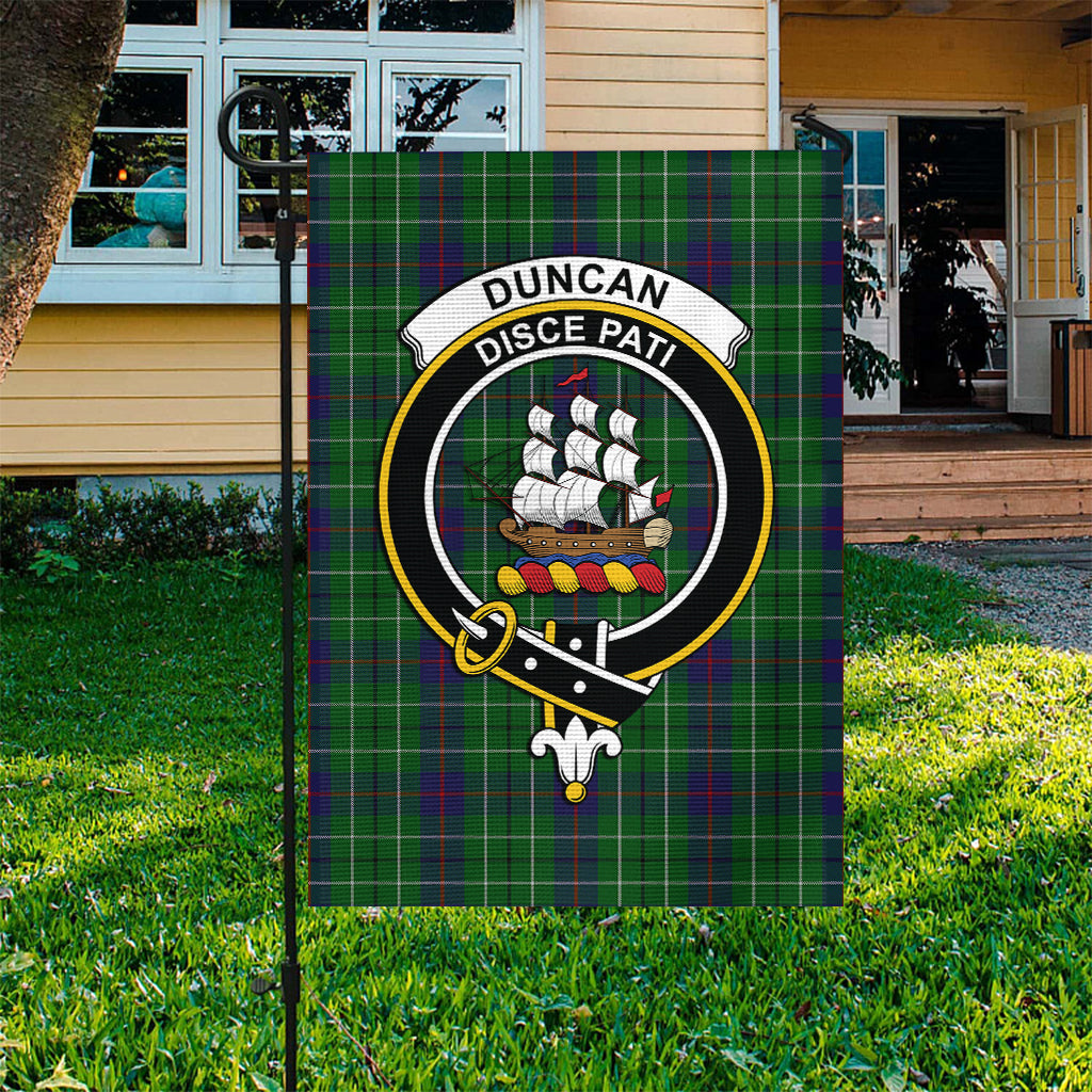 Duncan Tartan Garden Flag with Family Crest Garden Flag - Tartan Vibes Clothing