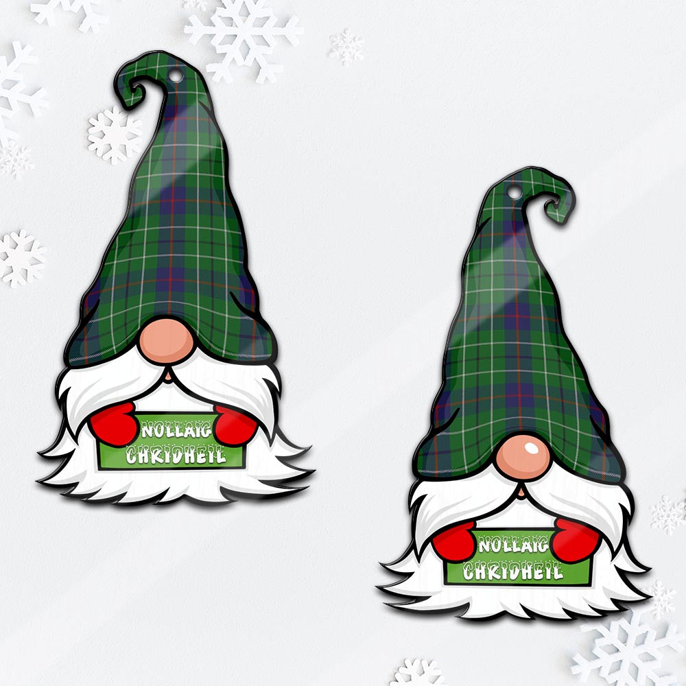 Duncan Gnome Christmas Ornament with His Tartan Christmas Hat - Tartan Vibes Clothing