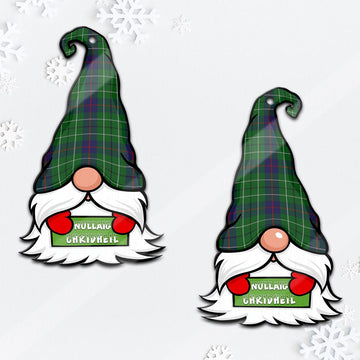 Duncan Gnome Christmas Ornament with His Tartan Christmas Hat