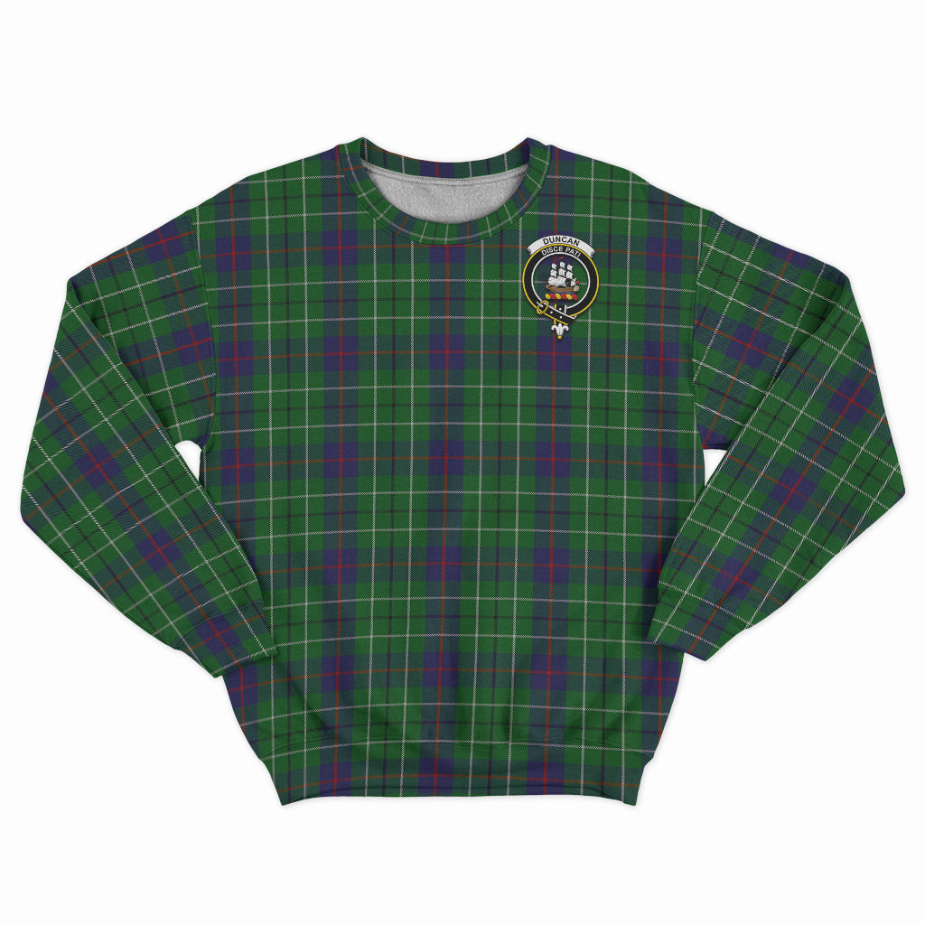 Duncan Tartan Sweatshirt with Family Crest - Tartan Vibes Clothing