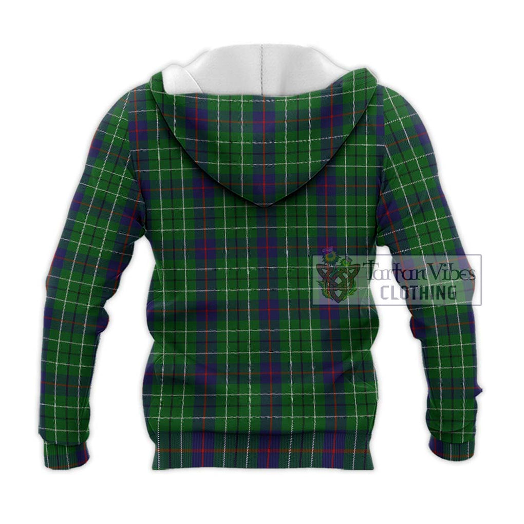 Duncan Tartan Knitted Hoodie with Family Crest DNA In Me Style - Tartanvibesclothing Shop