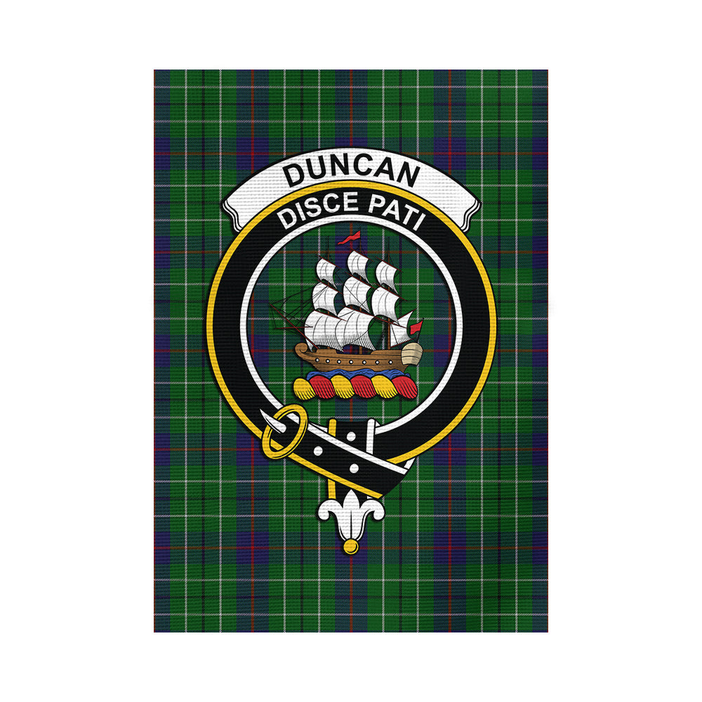 Duncan Tartan Garden Flag with Family Crest - Tartan Vibes Clothing