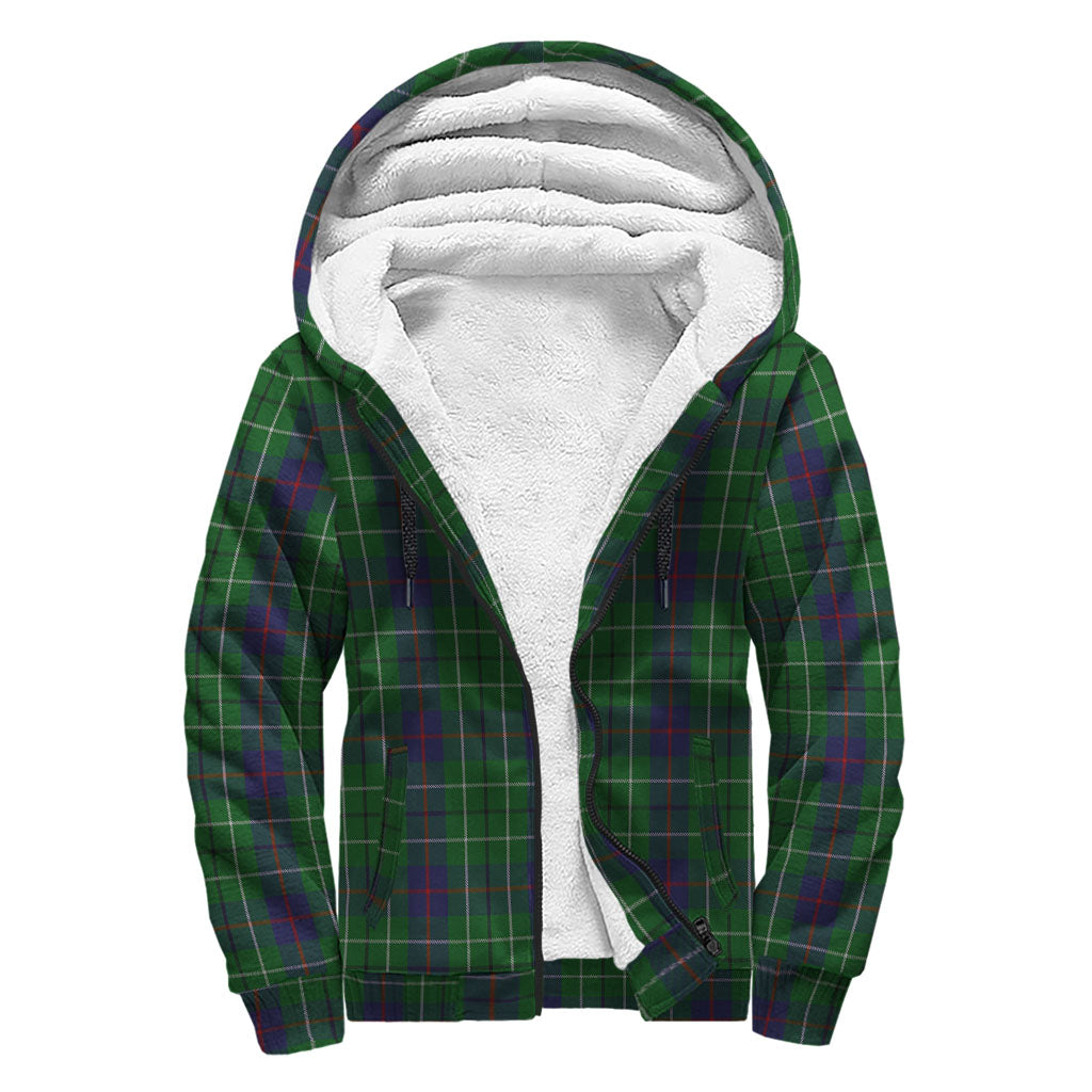 duncan-tartan-sherpa-hoodie-with-family-crest