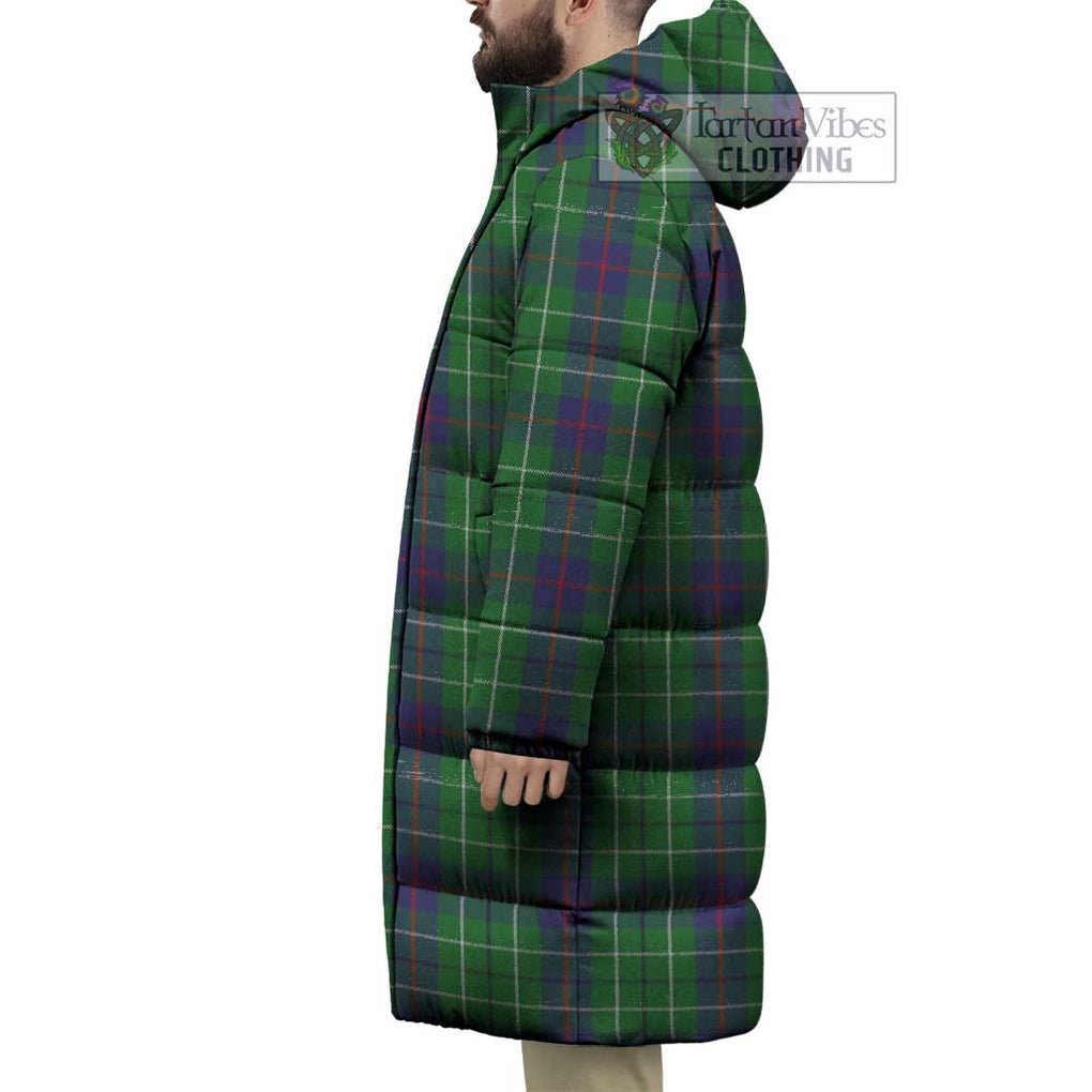 Tartan Vibes Clothing Duncan Tartan Long Down Jacket