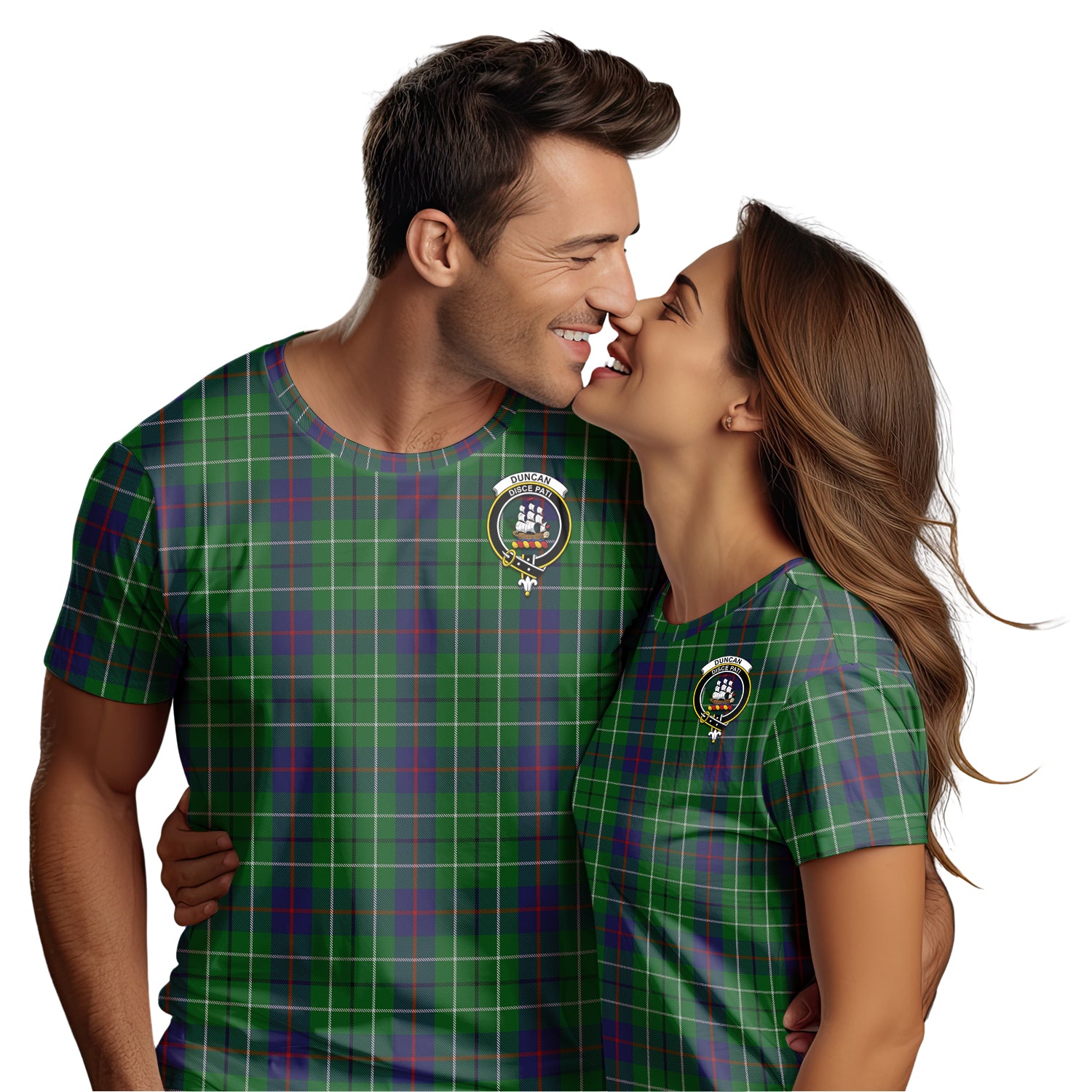 Duncan Tartan T-Shirt with Family Crest - Tartan Vibes Clothing