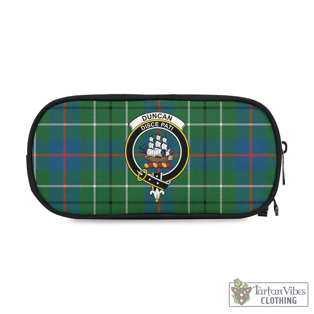 Tartan Vibes Clothing Duncan Ancient Tartan Pen and Pencil Case with Family Crest