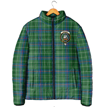 Duncan Ancient Tartan Padded Jacket with Family Crest