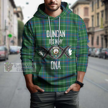 Duncan Ancient Tartan Hoodie with Family Crest DNA In Me Style