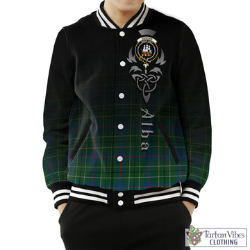 Duncan Ancient Tartan Baseball Jacket Featuring Alba Gu Brath Family Crest Celtic Inspired