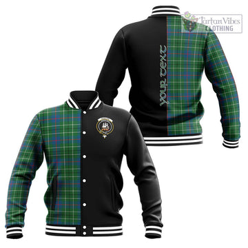 Duncan Ancient Tartan Baseball Jacket with Family Crest and Half Of Me Style