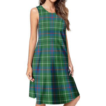 Duncan Ancient Tartan Womens Casual Dresses