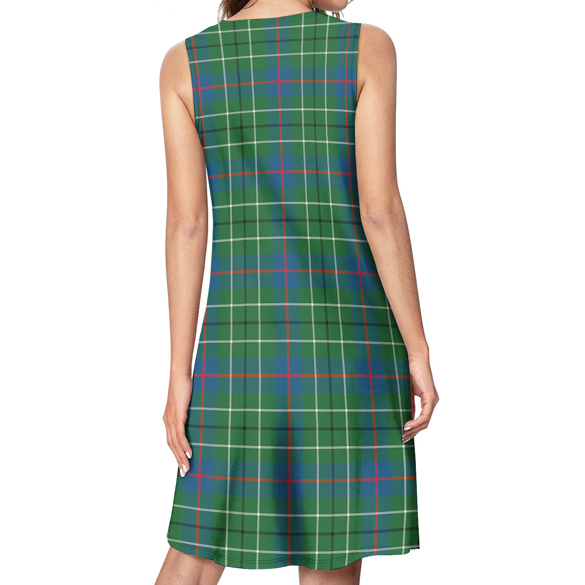 Duncan Ancient Tartan Womens Casual Dresses - Tartanvibesclothing