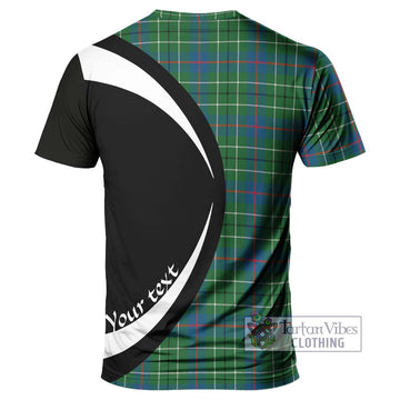 Duncan Ancient Tartan T-Shirt with Family Crest Circle Style