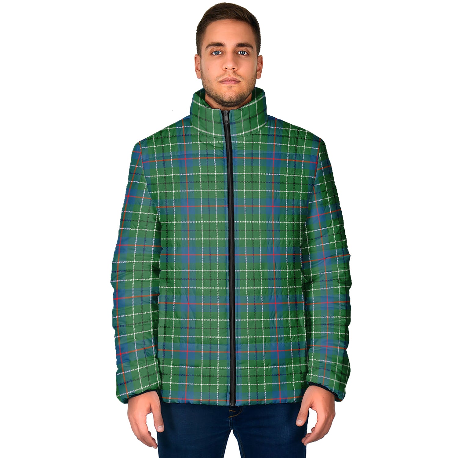 Duncan Ancient Tartan Padded Jacket - Tartanvibesclothing