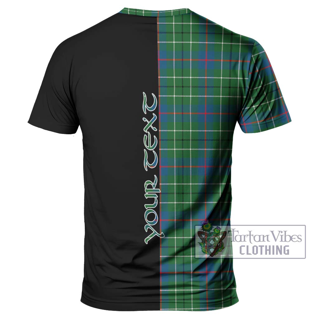 Tartan Vibes Clothing Duncan Ancient Tartan T-Shirt with Family Crest and Half Of Me Style