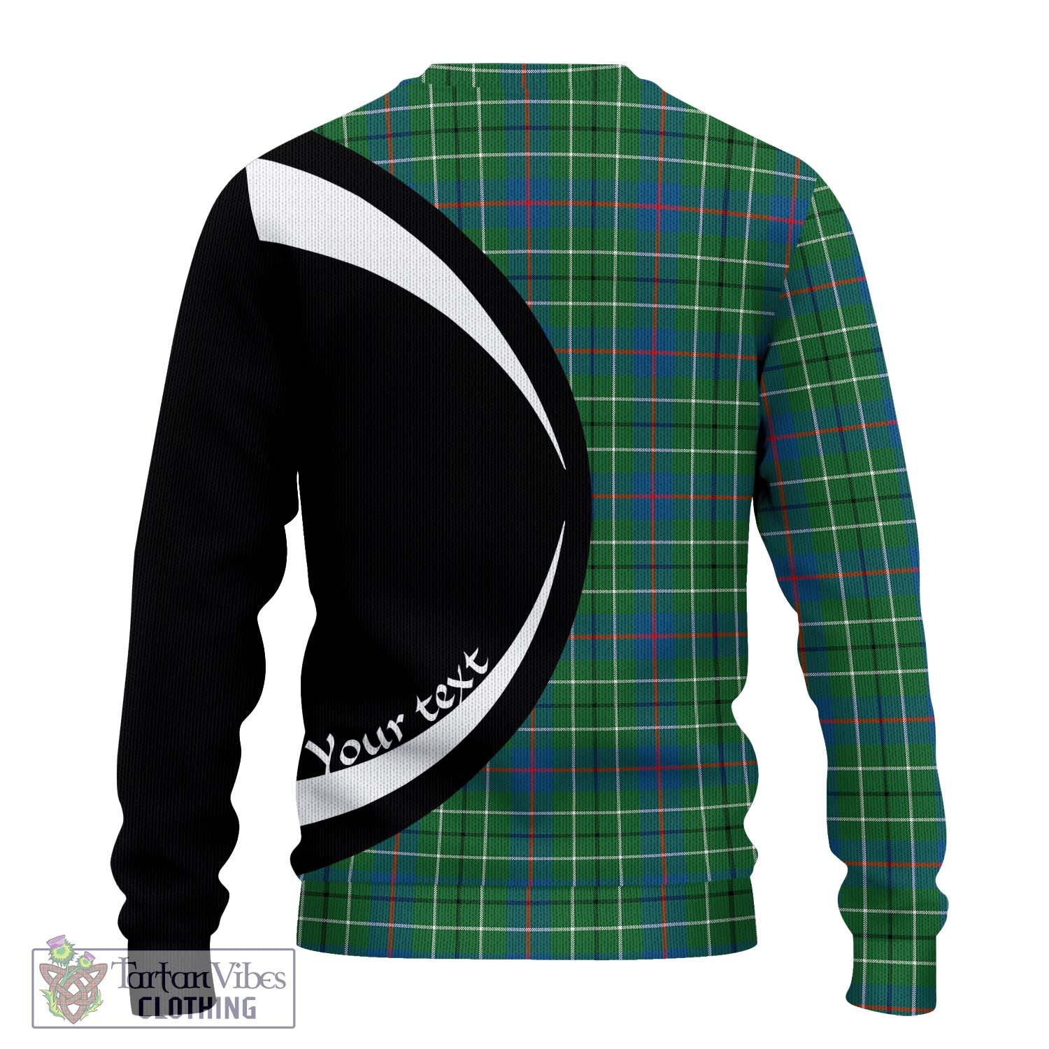 Duncan Ancient Tartan Ugly Sweater with Family Crest Circle Style - Tartan Vibes Clothing