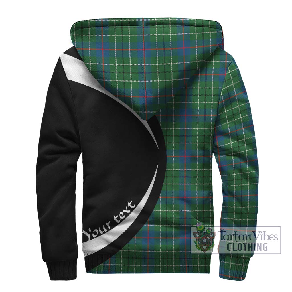 Duncan Ancient Tartan Sherpa Hoodie with Family Crest Circle Style - Tartan Vibes Clothing