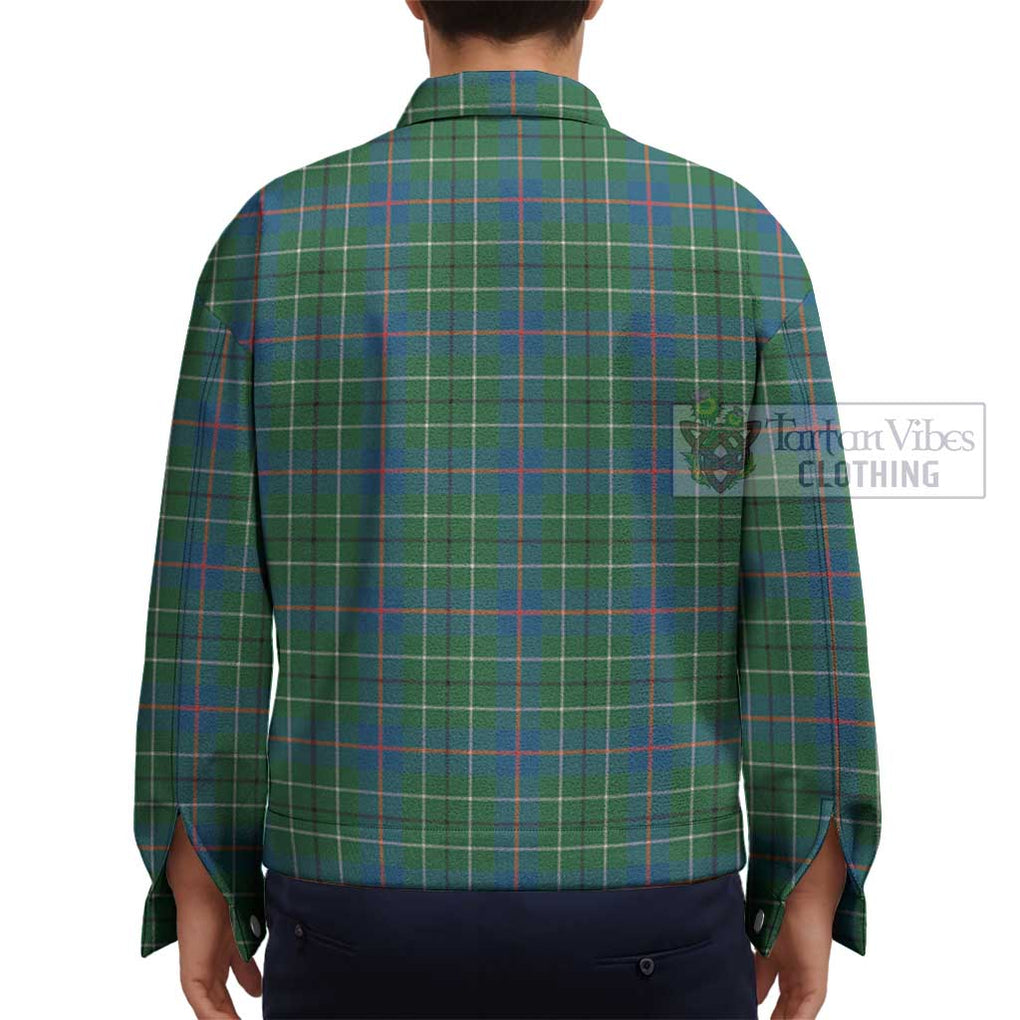 Duncan Ancient Tartan Unisex Lapel Cotton Jacket - Tartan Vibes Clothing