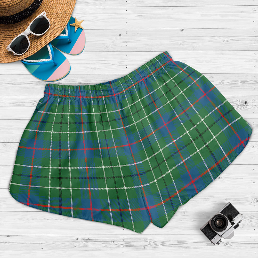 duncan-ancient-tartan-womens-shorts-with-family-crest