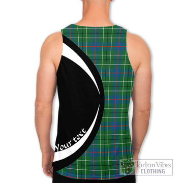 Duncan Ancient Tartan Men's Tank Top with Family Crest Circle Style