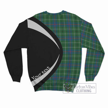 Duncan Ancient Tartan Sweatshirt with Family Crest Circle Style