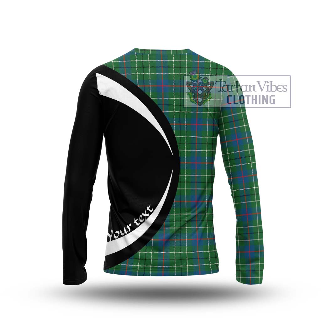 Duncan Ancient Tartan Long Sleeve T-Shirt with Family Crest Circle Style - Tartan Vibes Clothing