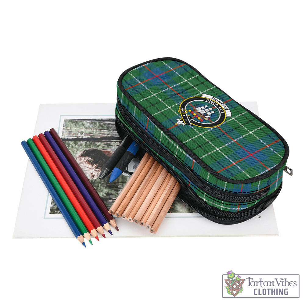 Tartan Vibes Clothing Duncan Ancient Tartan Pen and Pencil Case with Family Crest