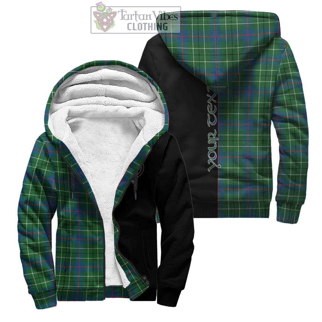 Tartan Vibes Clothing Duncan Ancient Tartan Sherpa Hoodie with Family Crest and Half Of Me Style