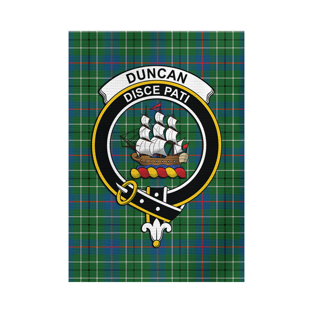 duncan-ancient-tartan-flag-with-family-crest