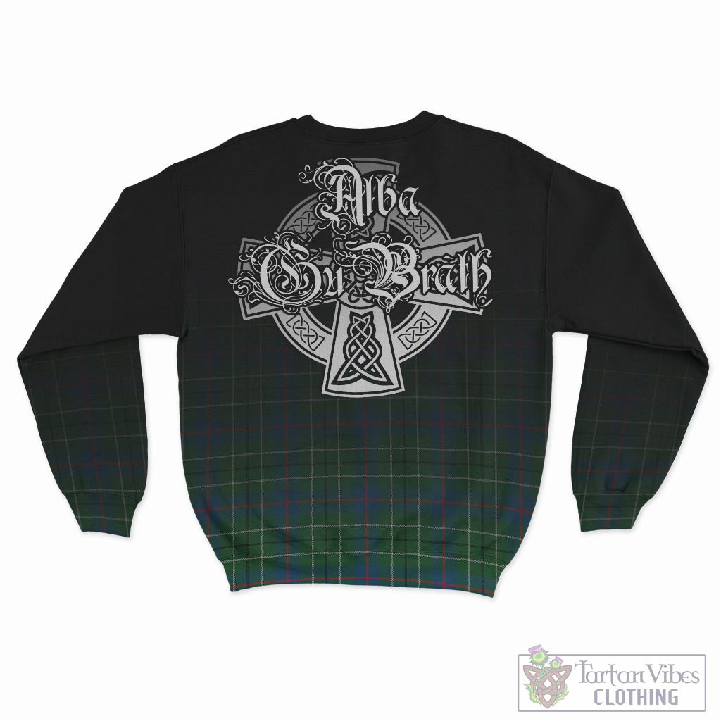 Tartan Vibes Clothing Duncan Ancient Tartan Sweatshirt Featuring Alba Gu Brath Family Crest Celtic Inspired