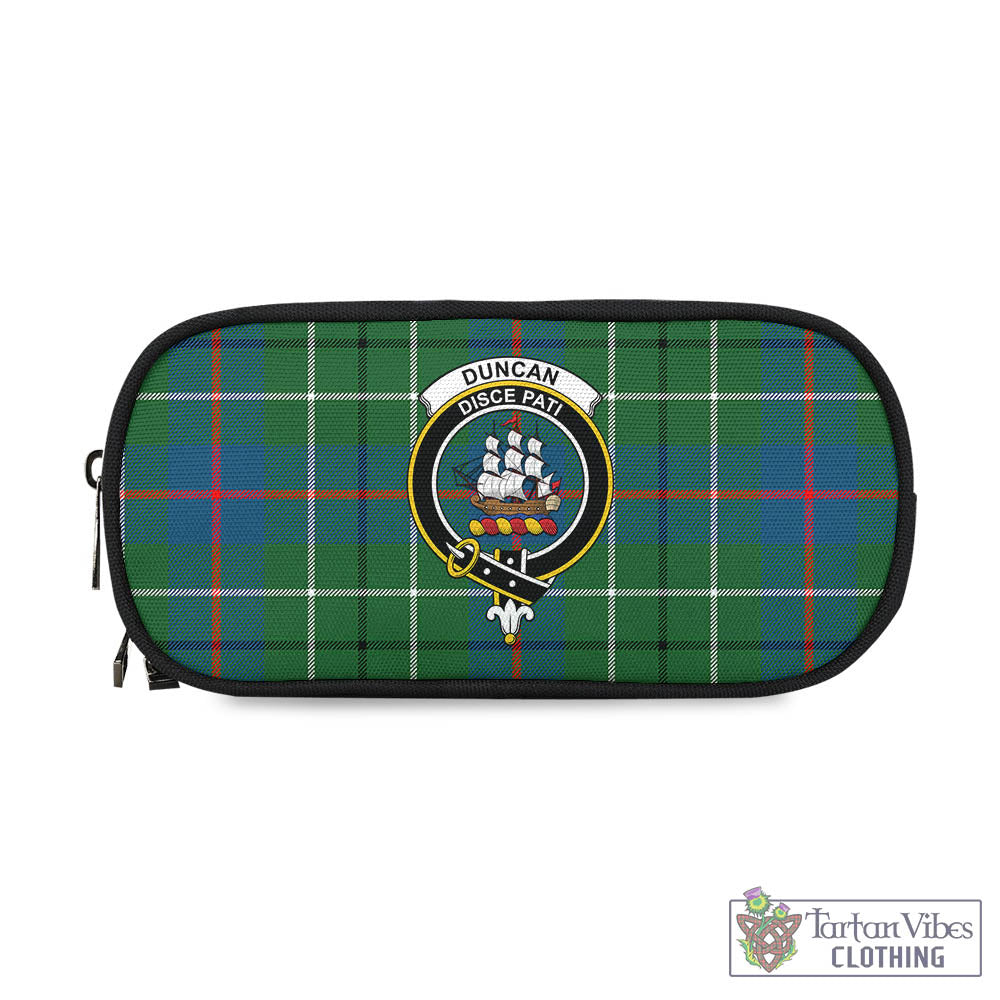 Tartan Vibes Clothing Duncan Ancient Tartan Pen and Pencil Case with Family Crest