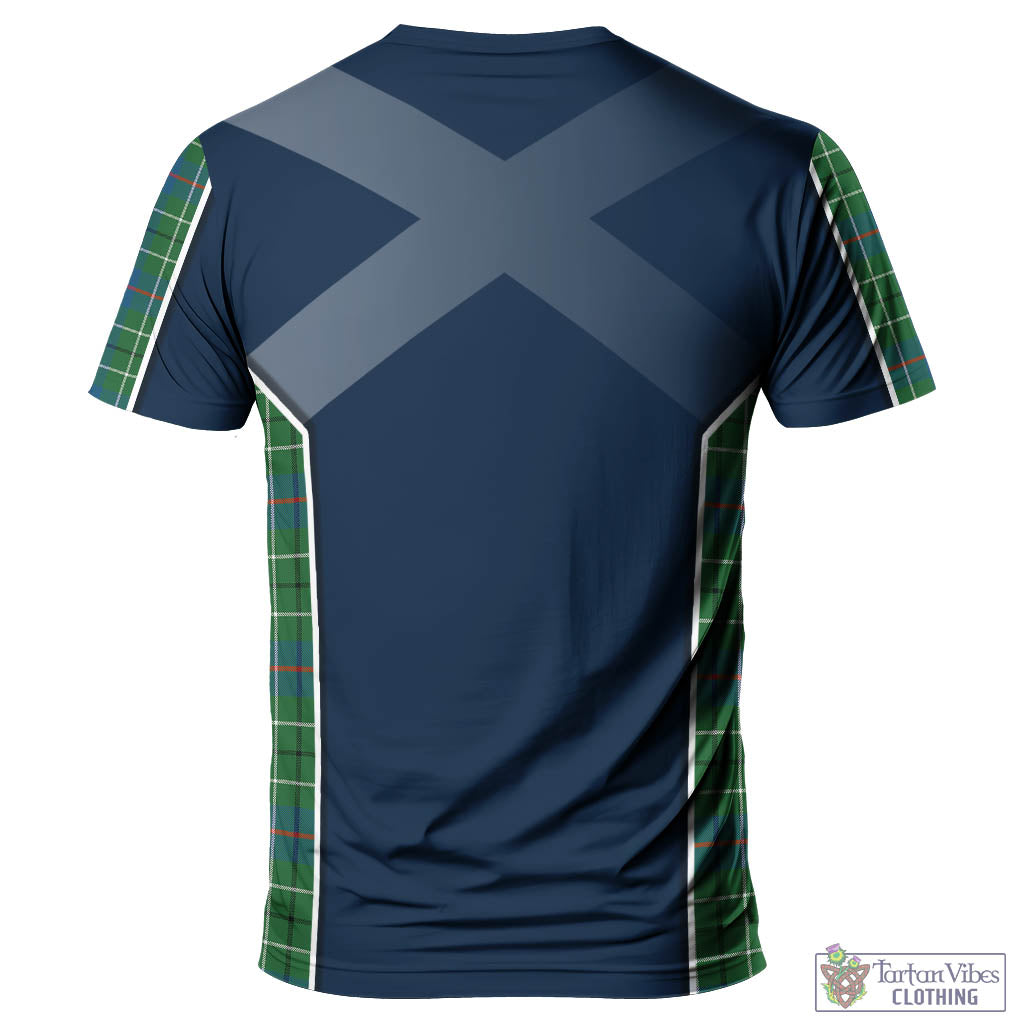 Tartan Vibes Clothing Duncan Ancient Tartan T-Shirt with Family Crest and Lion Rampant Vibes Sport Style