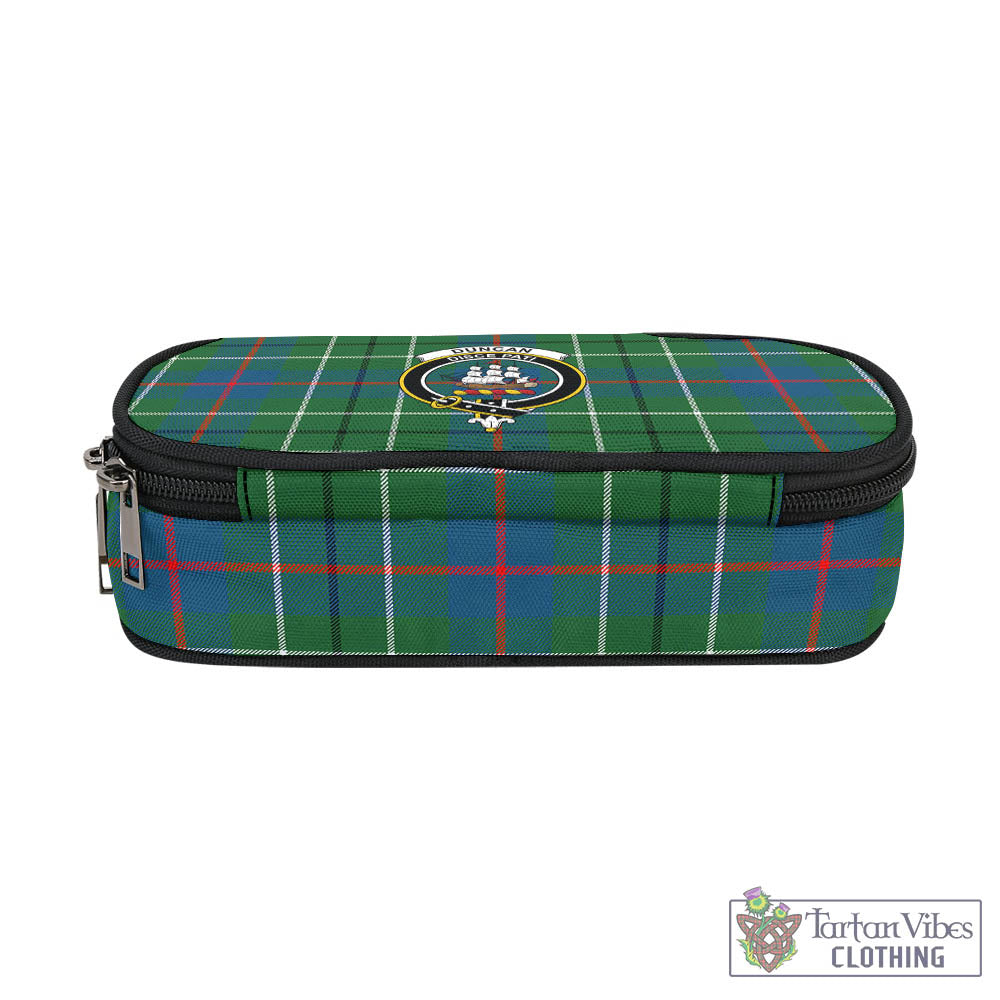 Tartan Vibes Clothing Duncan Ancient Tartan Pen and Pencil Case with Family Crest