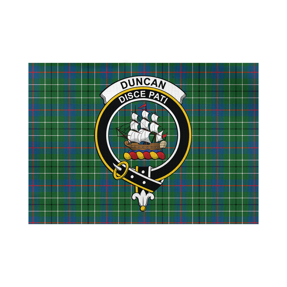 duncan-ancient-tartan-flag-with-family-crest