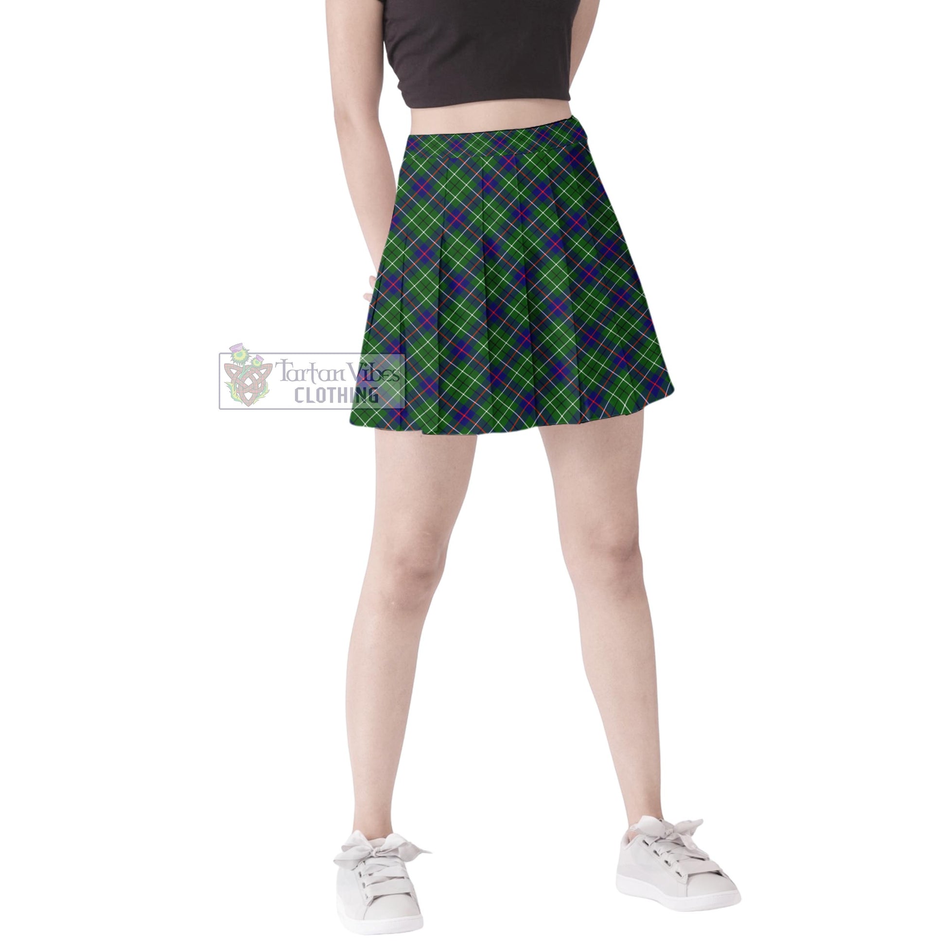 Tartan Vibes Clothing Duncan Modern Tartan Women's Plated Mini Skirt