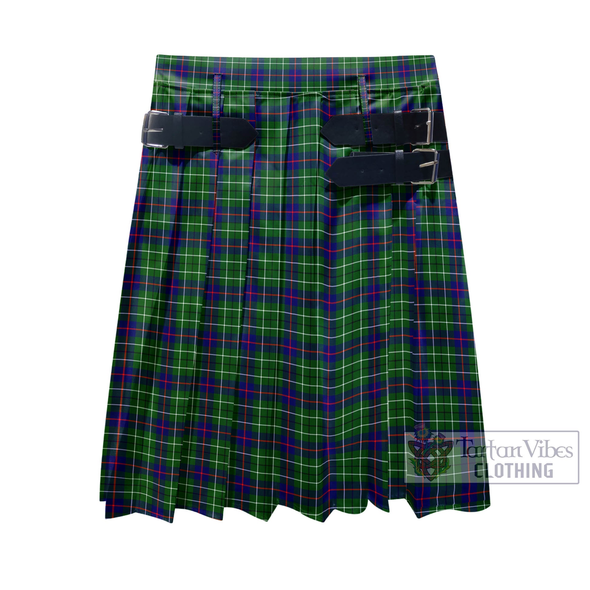 Tartan Vibes Clothing Duncan Modern Tartan Men's Pleated Skirt - Fashion Casual Retro Scottish Style