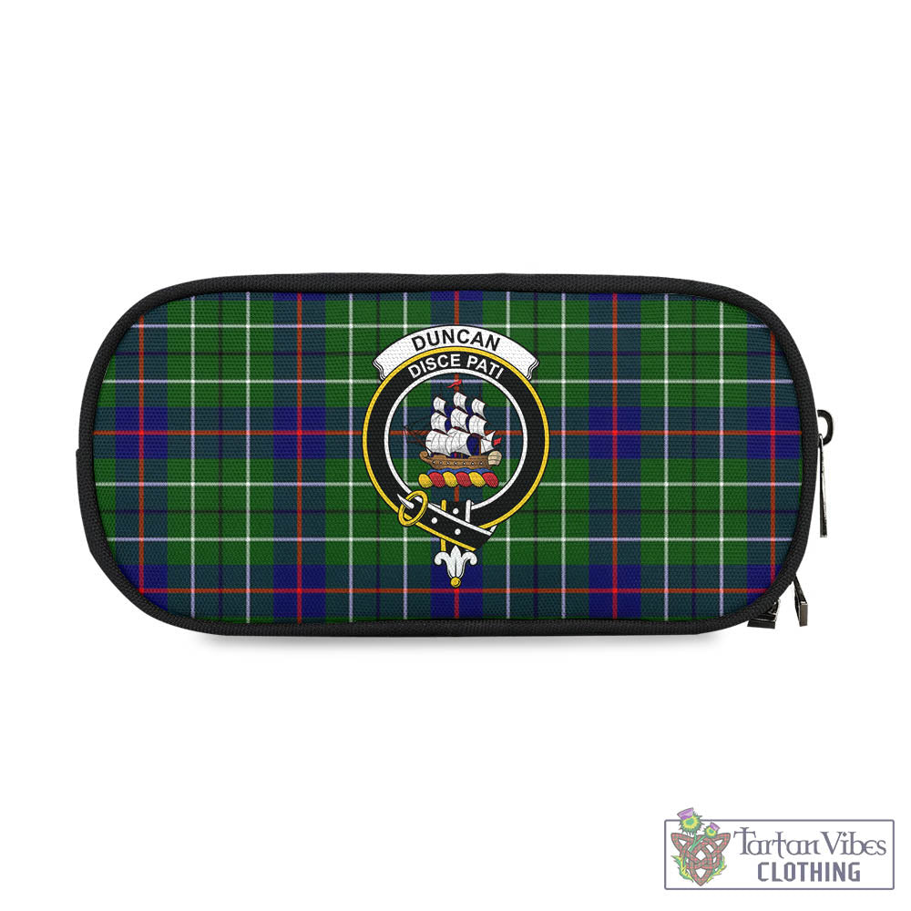 Tartan Vibes Clothing Duncan Modern Tartan Pen and Pencil Case with Family Crest