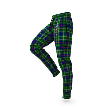 Duncan Modern Tartan Joggers Pants with Family Crest