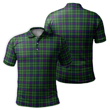 Duncan Modern Tartan Mens Polo Shirt