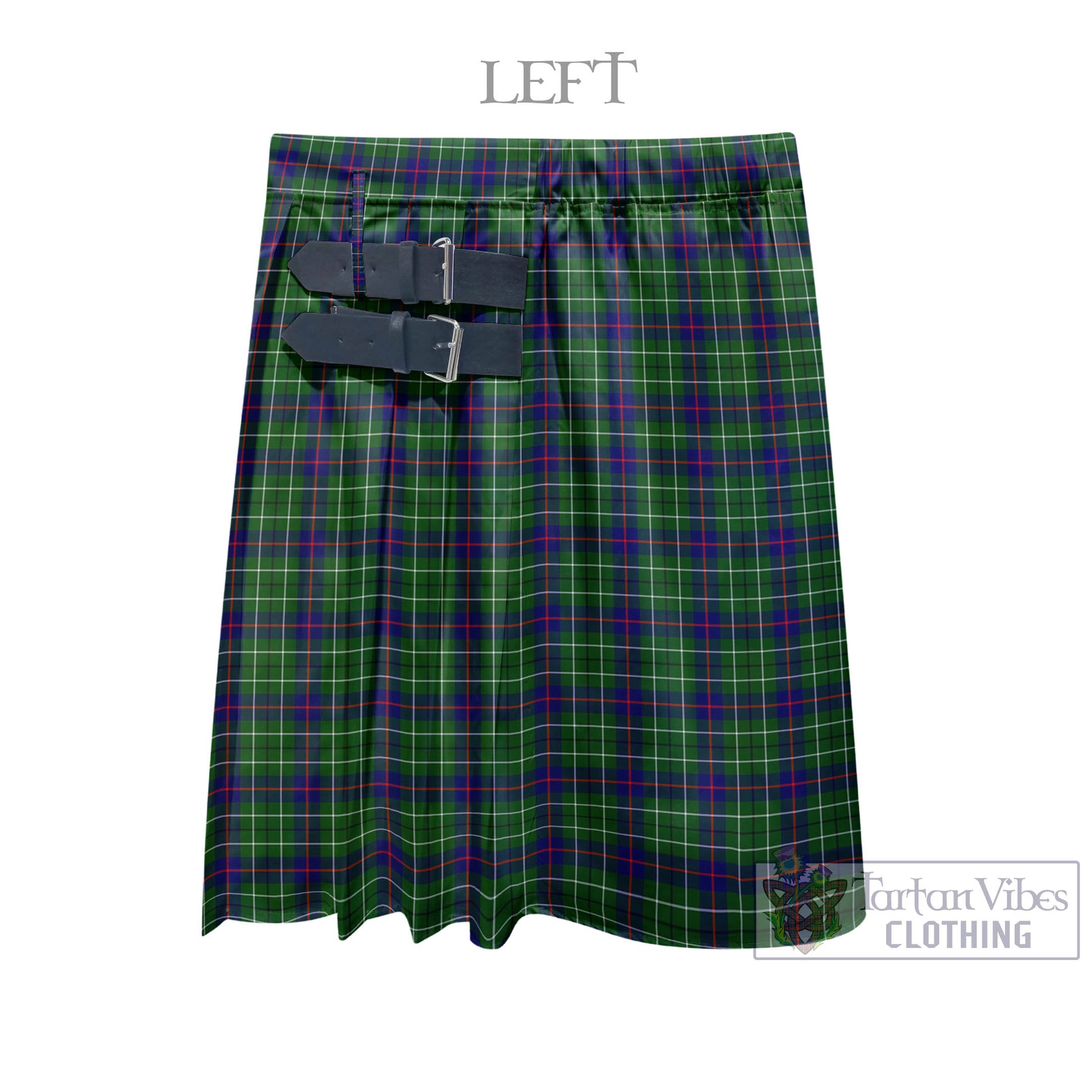 Tartan Vibes Clothing Duncan Modern Tartan Men's Pleated Skirt - Fashion Casual Retro Scottish Style