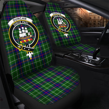 Duncan Modern Tartan Car Seat Cover with Family Crest