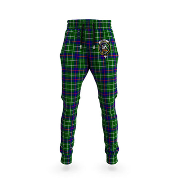 Duncan Modern Tartan Joggers Pants with Family Crest