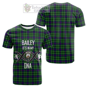 Duncan Modern Tartan Cotton T-shirt with Family Crest DNA In Me Style