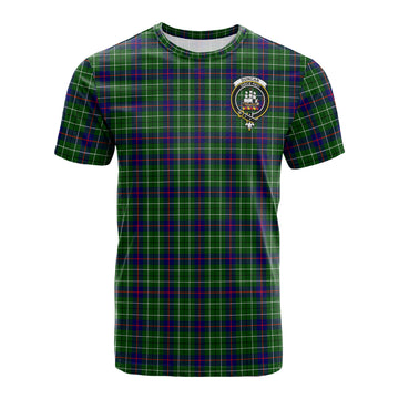 Duncan Modern Tartan T-Shirt with Family Crest