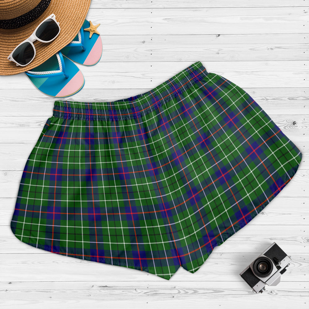 duncan-modern-tartan-womens-shorts-with-family-crest