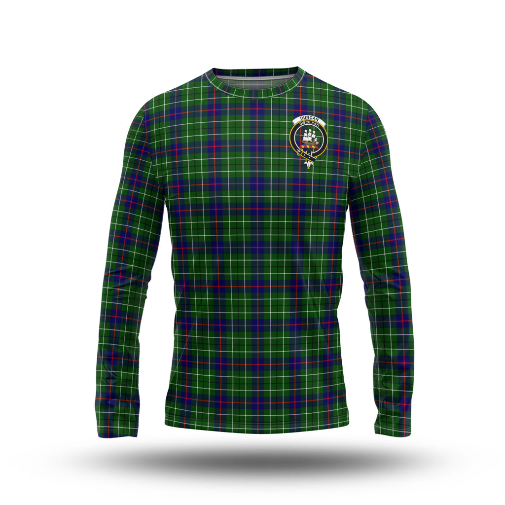 duncan-modern-tartan-long-sleeve-t-shirt-with-family-crest