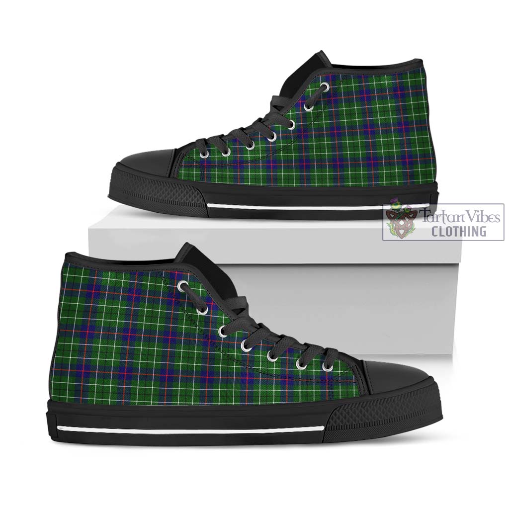 Tartan Vibes Clothing Duncan Modern Tartan High Top Shoes