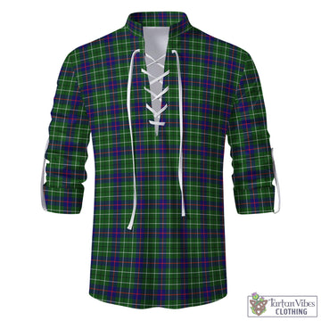 Duncan Modern Tartan Men's Scottish Traditional Jacobite Ghillie Kilt Shirt