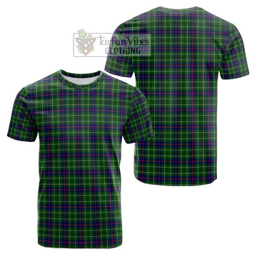 Duncan Modern Tartan Cotton T-Shirt